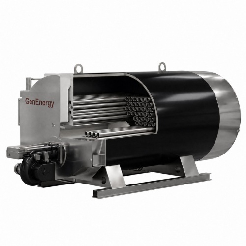 Паровой котёл мазутный GenEnergy SM-1500 Купить паровой котёл мазутный genenergy sm-1500
