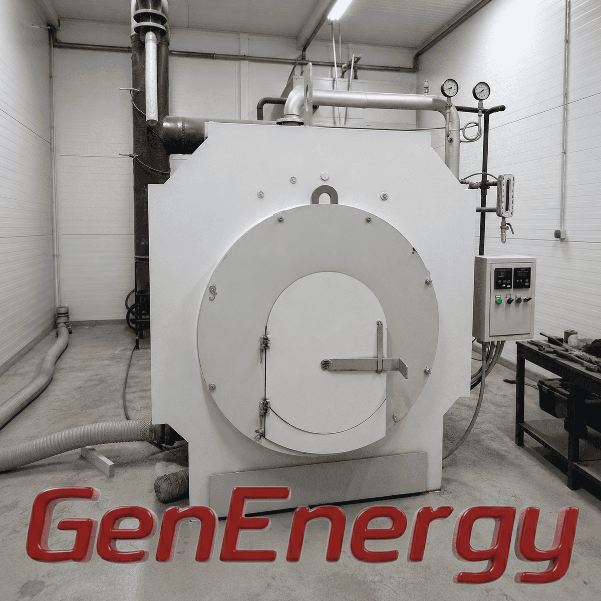 Парогенератор пелетный GenEnergy STP-400 Парогенератор пелетный GenEnergy STP-400