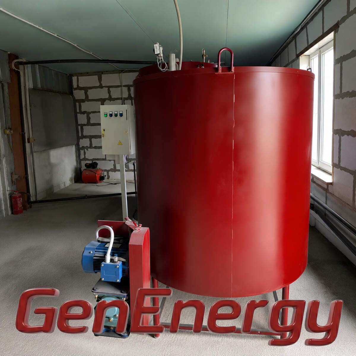 Парогенератор пелетный GenEnergy STP-400 Парогенератор пелетный GenEnergy STP-400