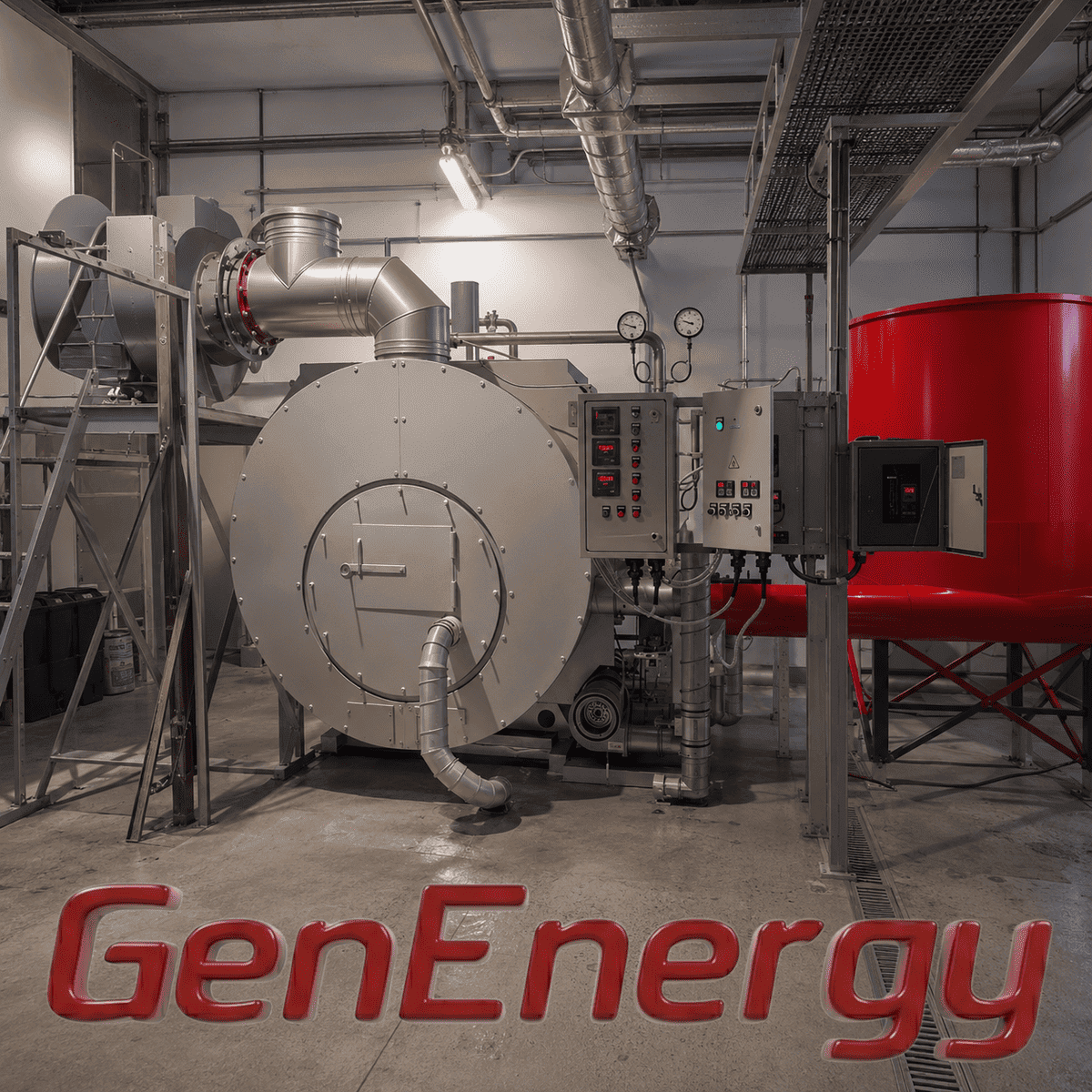 Парогенератор пелетный GenEnergy STP-400 Парогенератор пелетный GenEnergy STP-400