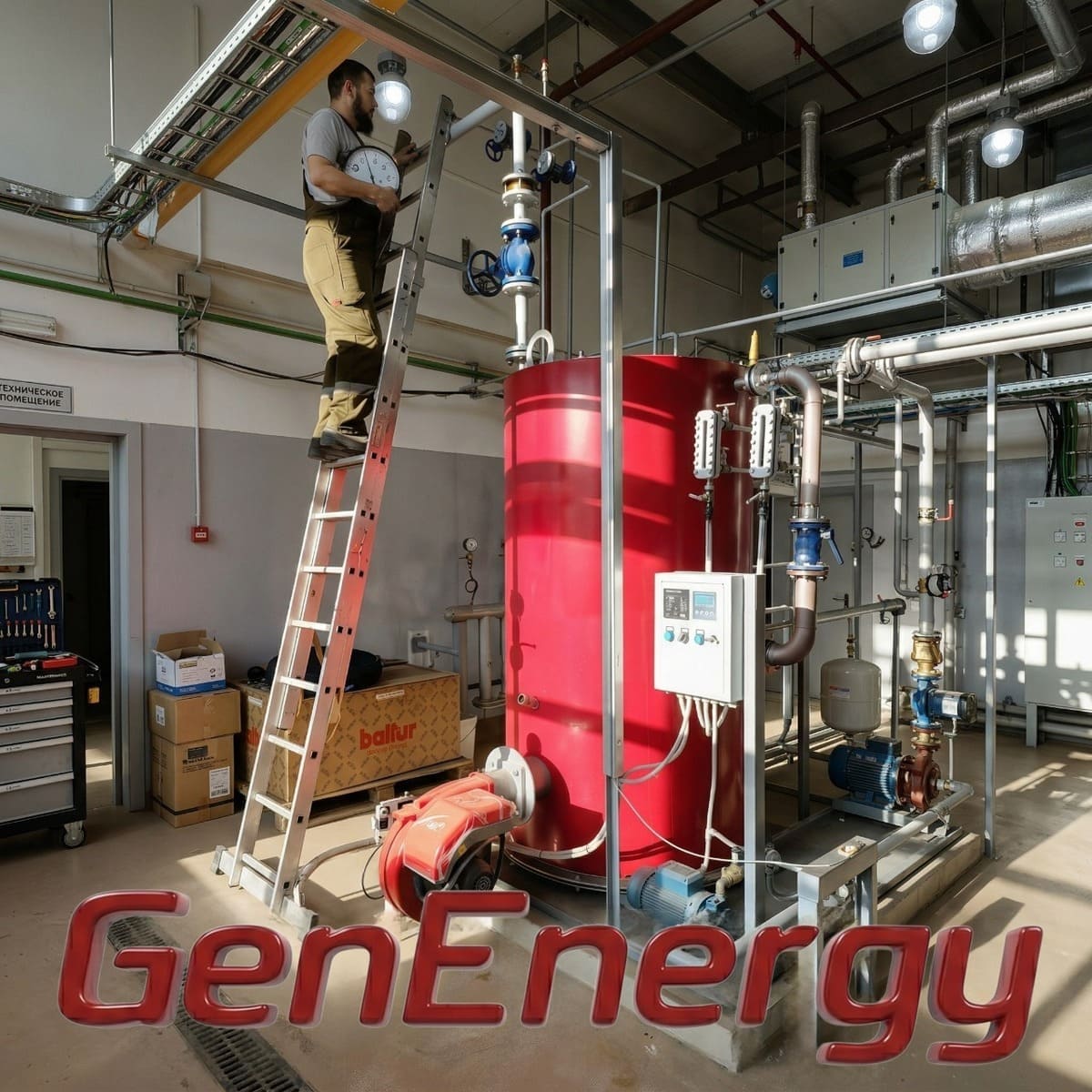 Парогенератор дизельный GenEnergy SD-100 Парогенератор дизельный GenEnergy SD-100