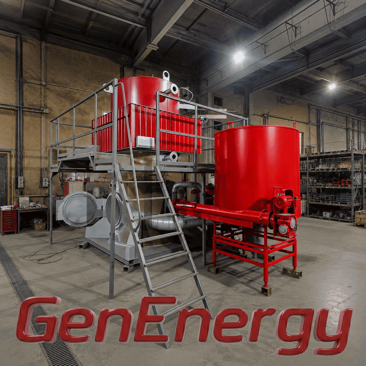 Парогенератор пелетный GenEnergy STP-400 Парогенератор пелетный GenEnergy STP-400