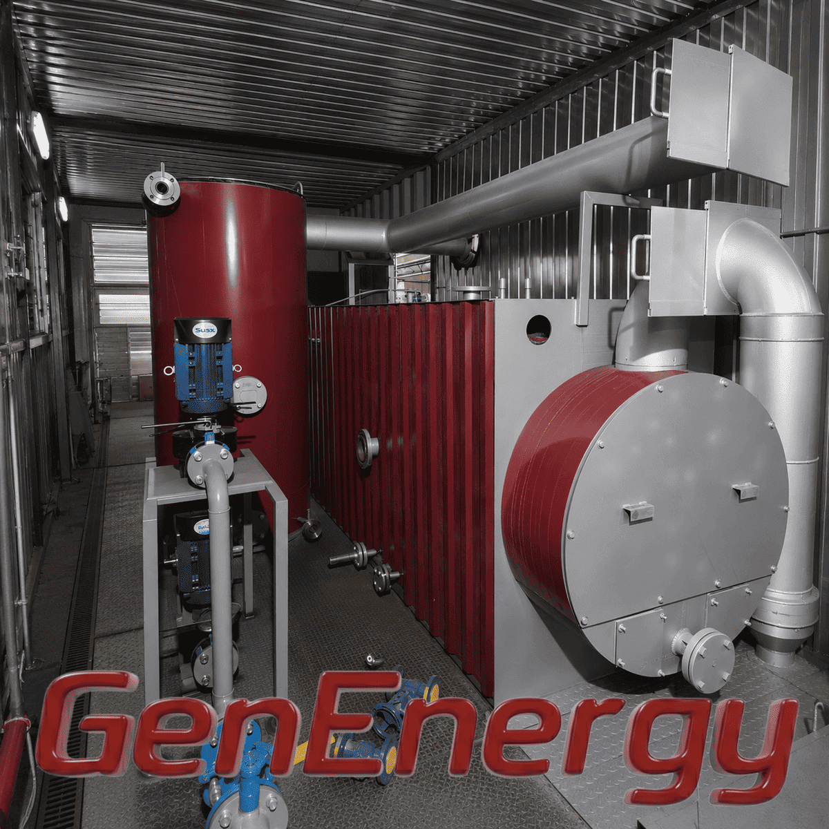 Парогенератор пелетный GenEnergy STP-400 Парогенератор пелетный GenEnergy STP-400