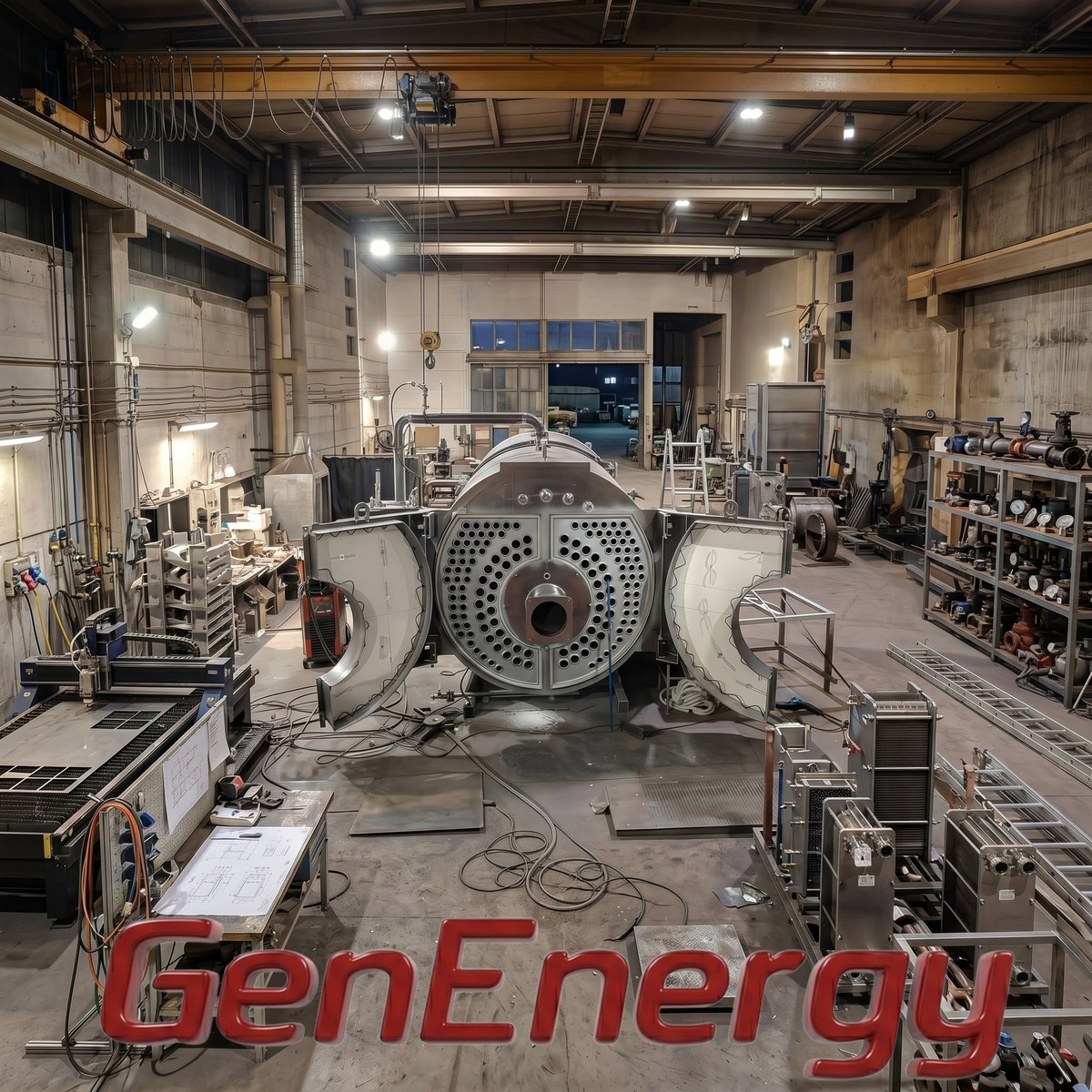 Паровой котёл дизельный GenEnergy SD-150 Паровой котёл дизельный GenEnergy SD-150
