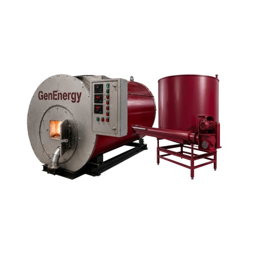 Паровой котёл пелетный GenEnergy STP-500 Купить паровой котёл пелетный genenergy stp-500