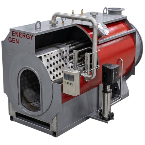 Купить паровой котёл твёрдое топливо genenergy st-600